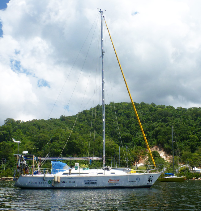 Corinthian at anchor Corinthian at anchor