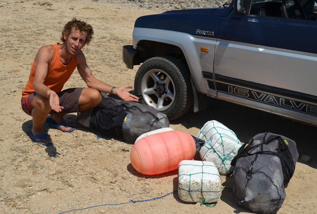 Plastik sammeln auf Bonaire
