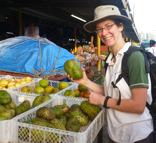 Laura at POS market